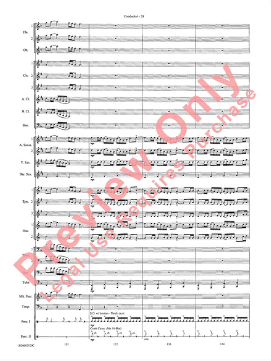 Prairiesong Concert Band scores gallery preview page 31