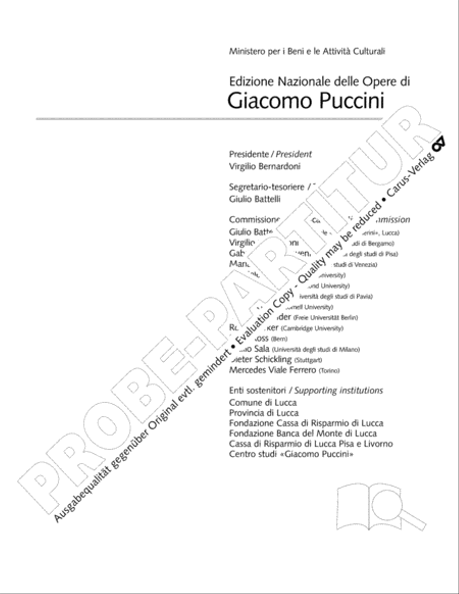 Edizione Nazionale delle Opere di Giacomo Puccini. III. Vocal music; 2. Messa a 4 voci (vol. III/2)