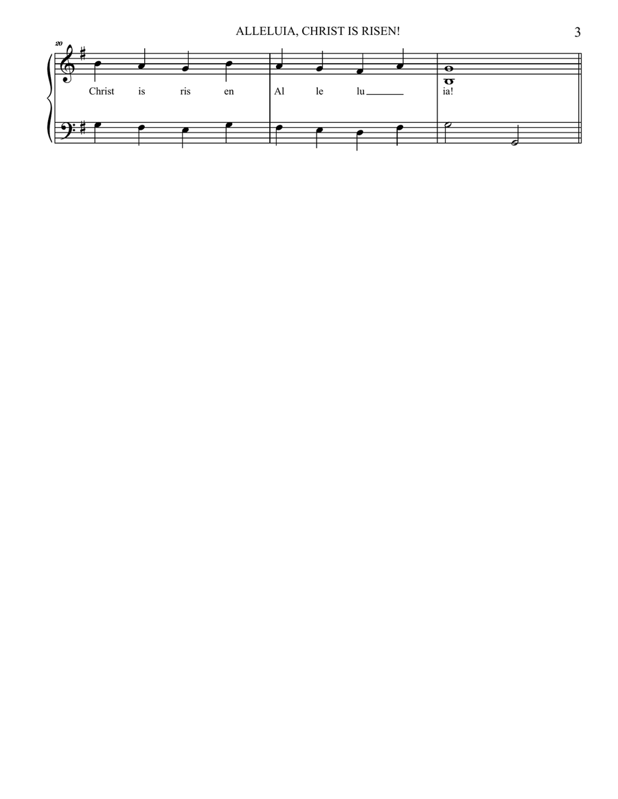 Seven Easter Hymns for Children -Piano Solos Easy Piano scores gallery preview page 3