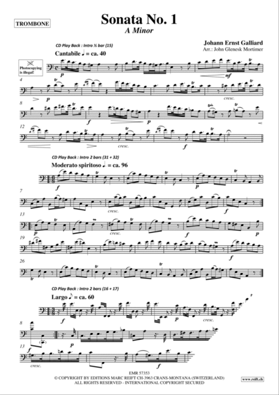Sonata No. 1 Organ scores gallery preview page 3