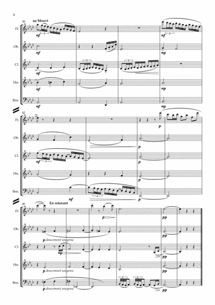 Debussy: Piano Preludes Bk.2 No.5 "Bruyères" - wind quintet image number null