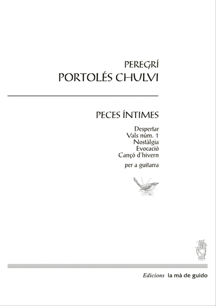 Peces íntimes Classical Guitar scores gallery preview page 1