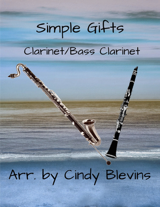 Book cover for Simple Gifts, Bb Clarinet and Bb Bass Clarinet Duet