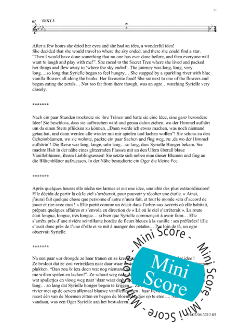 Syrielle Fanfare Band scores gallery preview page 17
