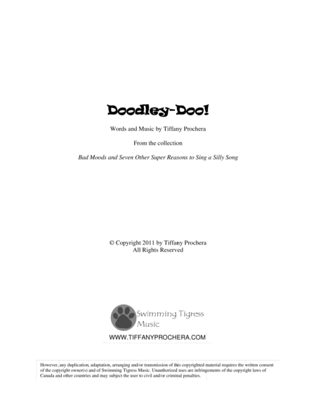 Doodley-Doo - from Bad Moods And Seven Other Reasons To Sing A Silly Song image number null