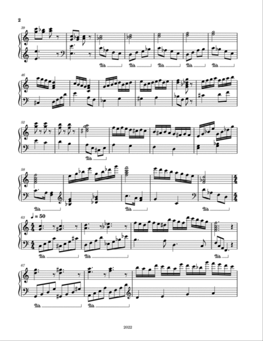 Piano Solo No. 111322 Piano Solo No. 111322 Piano Solo scores gallery preview page 2