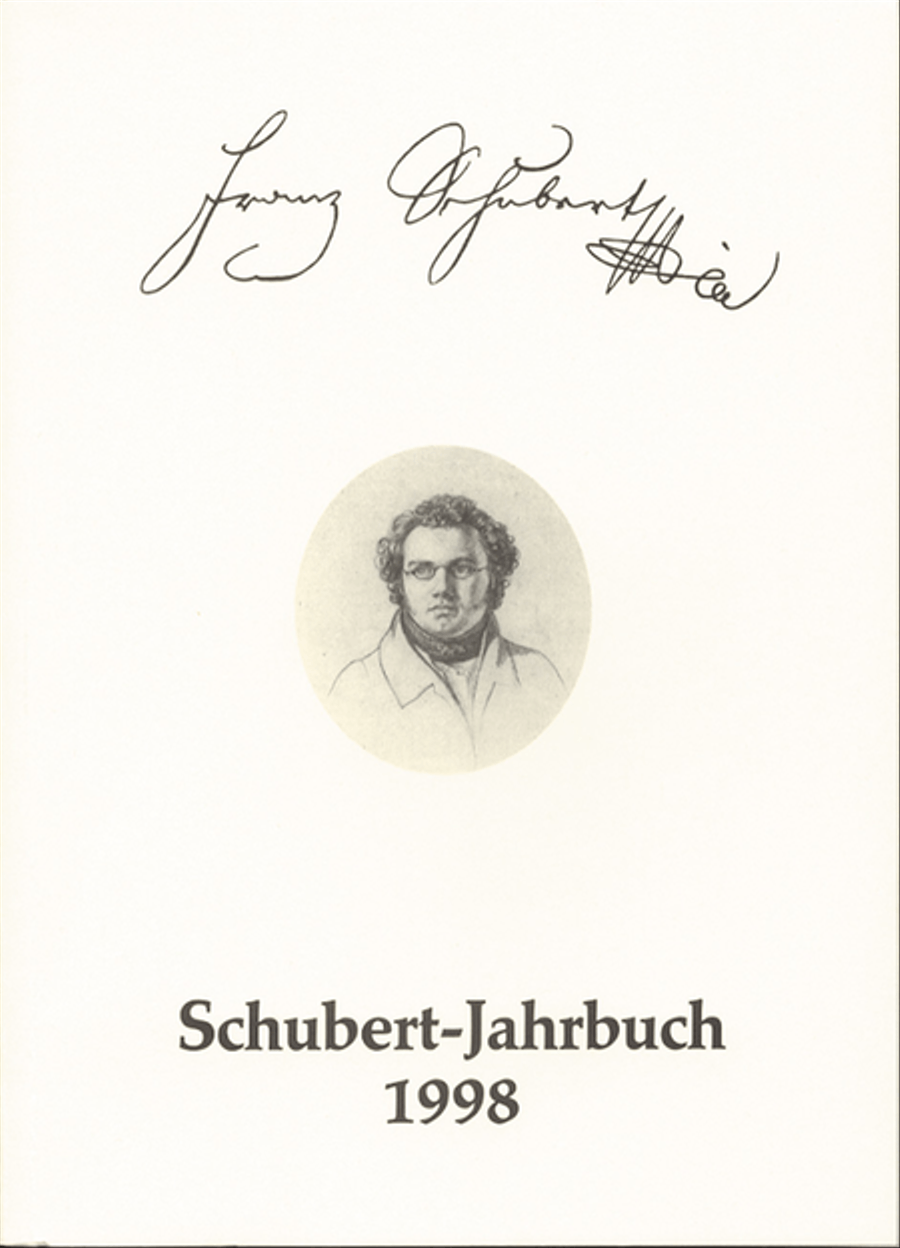 Schubert-Jahrbuch 1998 Piano scores gallery preview page 1