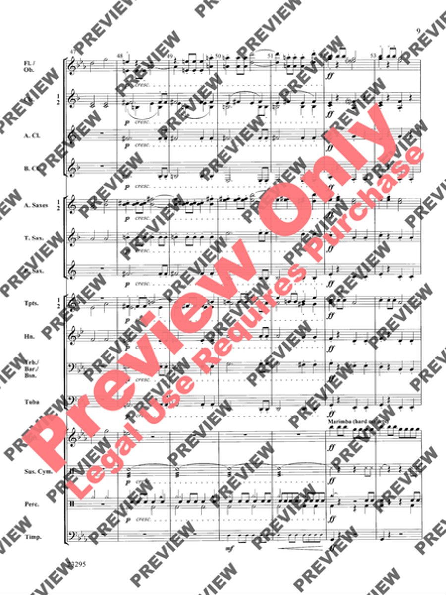 Stormchasers Concert Band scores gallery preview page 10