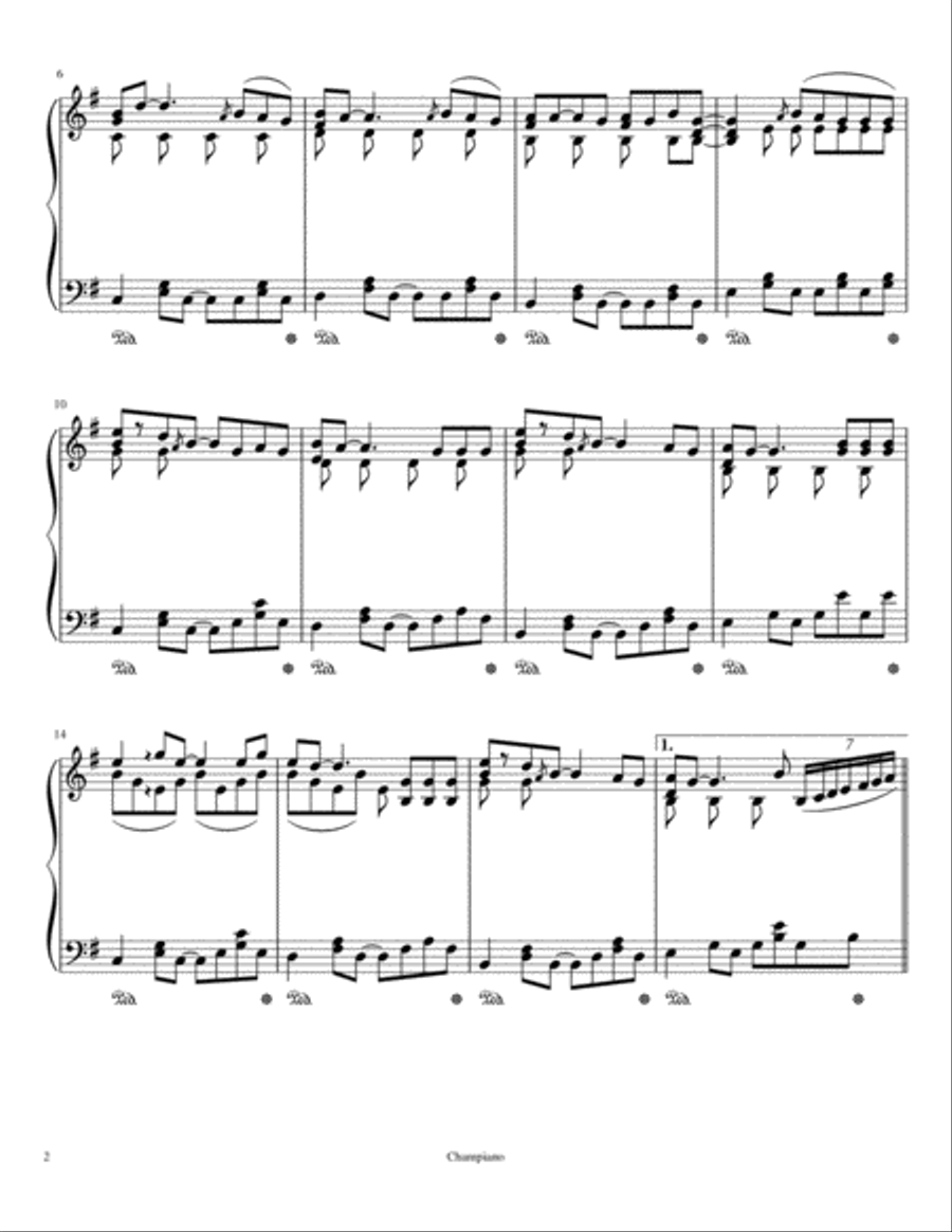 iKON - Love Scenario (Advanced Piano Solo Arrangement) Piano, Vocal, Guitar scores gallery preview page 2
