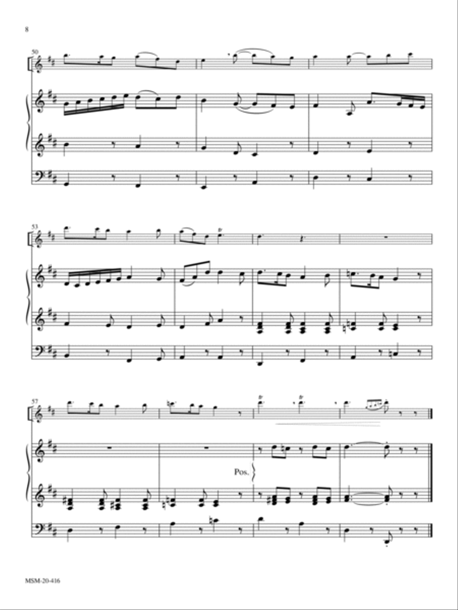 Dance Prelude and Harmonizations on Duke Street Unison Choir scores gallery preview page 6