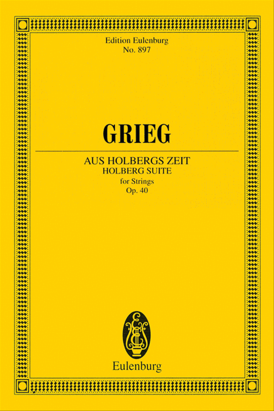 Holberg Suite for Strings, Op. 40 String Orchestra scores gallery preview page 1
