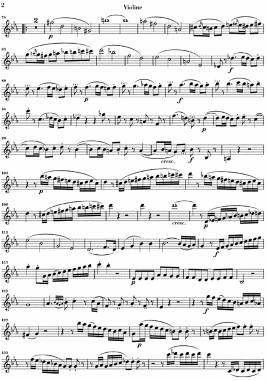 String Trio E Flat Major K.563 String Trio scores gallery preview page 3