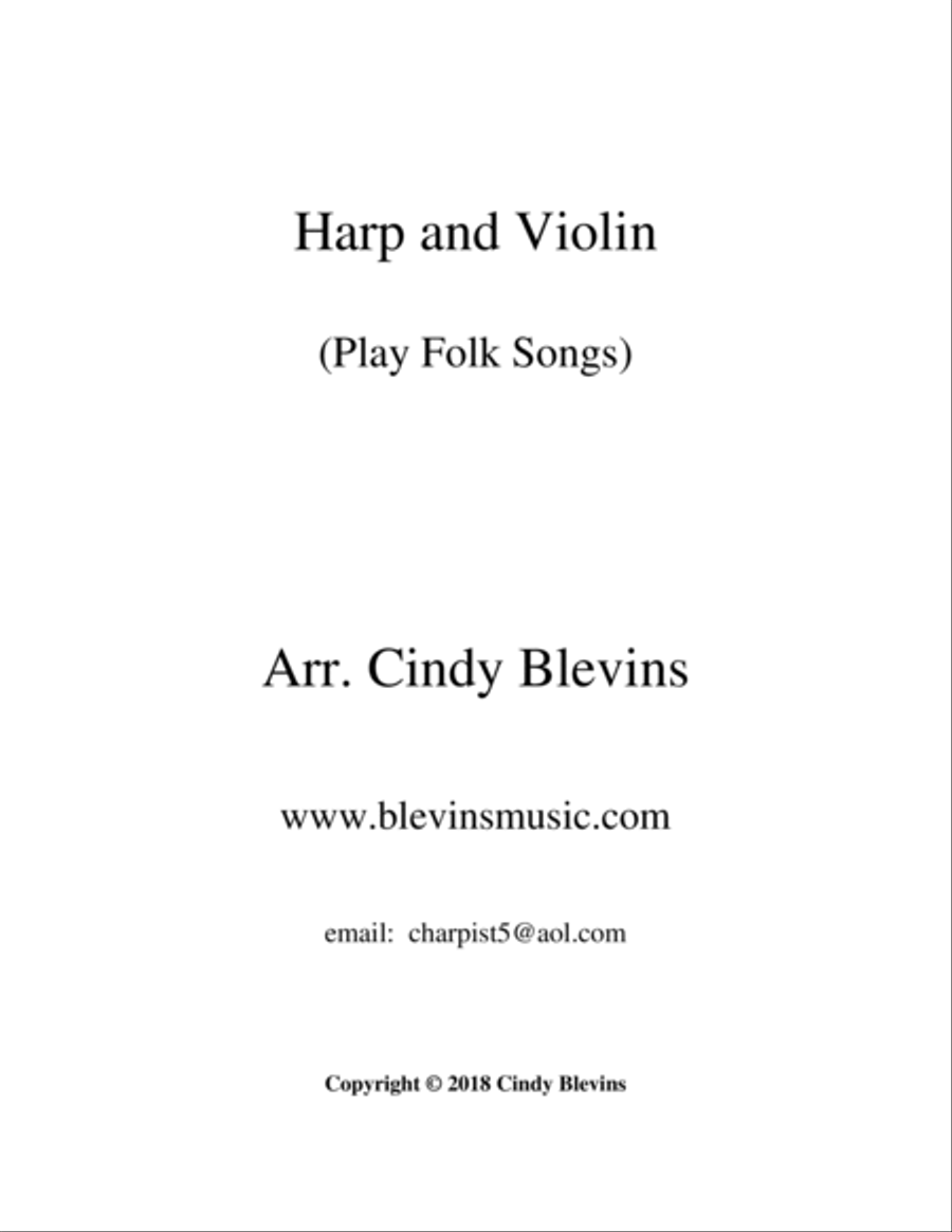 Harp and Violin (Play Folk Songs) String Duet scores gallery preview page 6