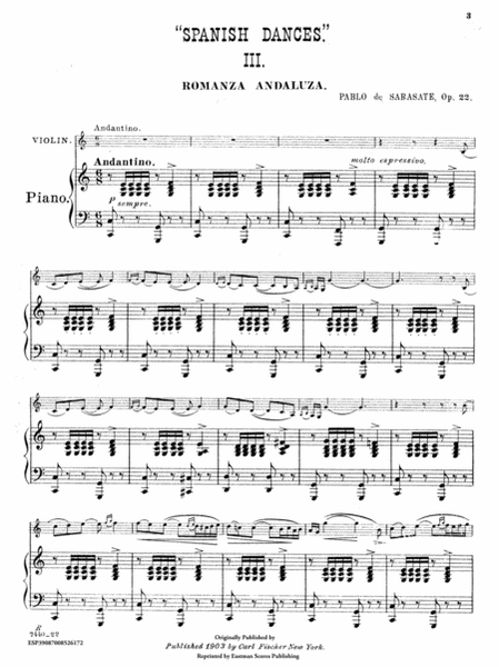 Romanza-Andaluza, Op. 22, No.1