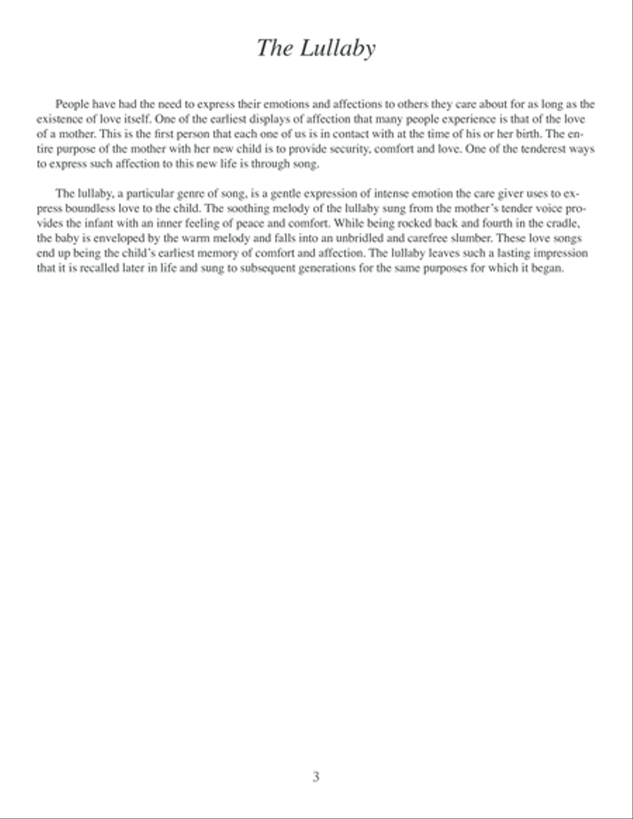 Lullabies of the Americas Acoustic Guitar scores gallery preview page 4