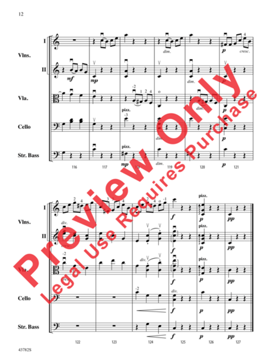Waltzer Waltzer String Orchestra scores gallery preview page 13