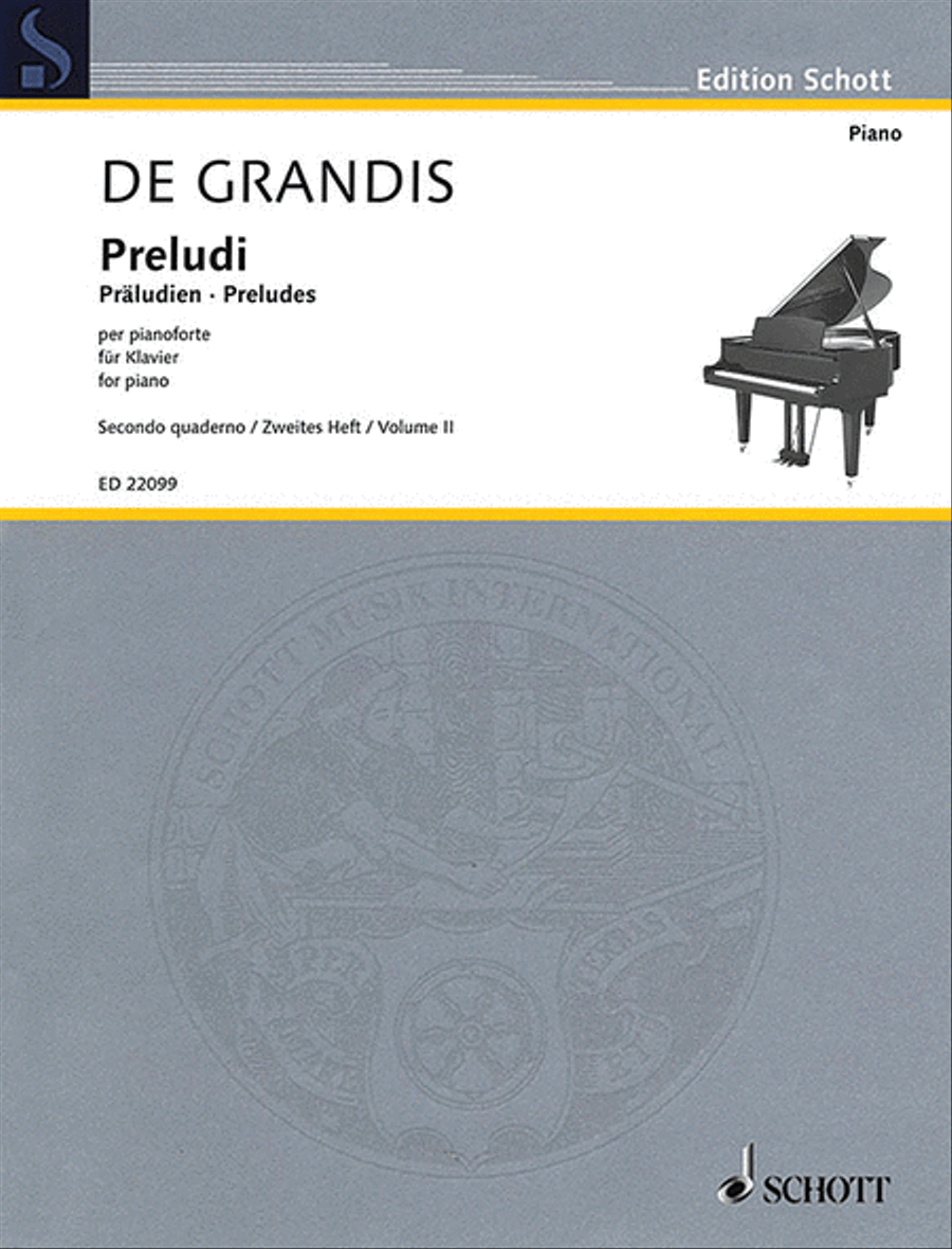 Preludi: Secondo Quaderno Piano Solo scores gallery preview page 1