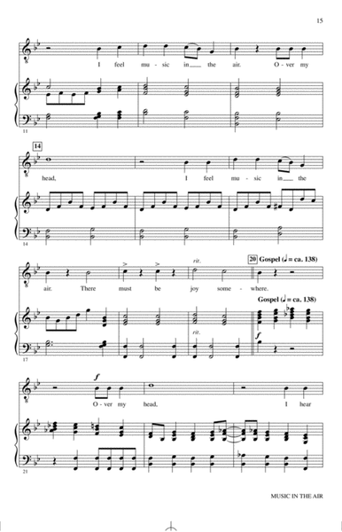 Music In The Air (Collection for the Tenor-Bass Chorus)