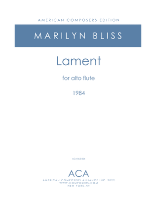 Book cover for [Bliss] Lament
