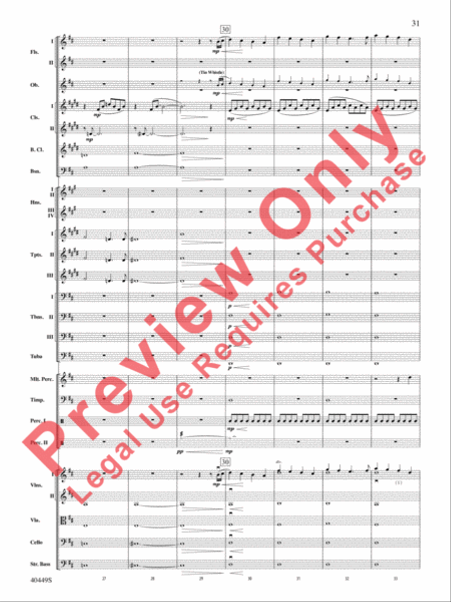 The Hobbit: An Unexpected Journey, Suite from Full Orchestra scores gallery preview page 64