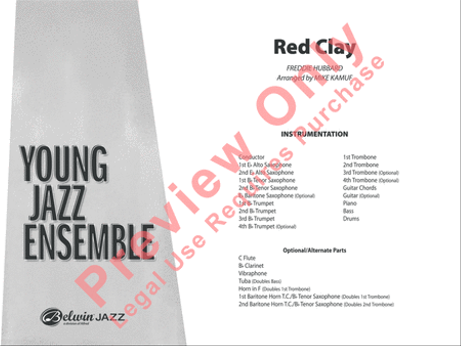 Red Clay Jazz Ensemble scores gallery preview page 2