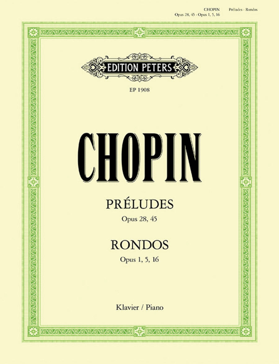 Préludes and Rondos for Piano Piano scores gallery preview page 1