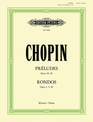 Book cover for Préludes and Rondos for Piano