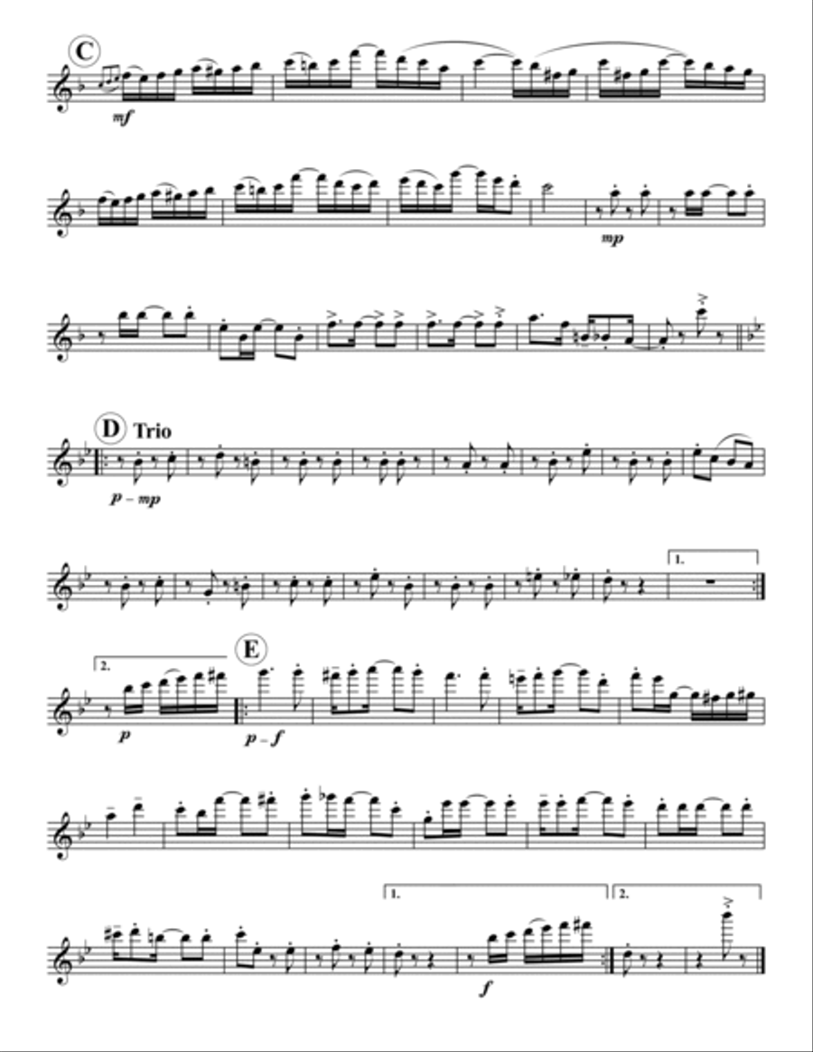 Reindeer Rag Woodwind Quintet scores gallery preview page 6