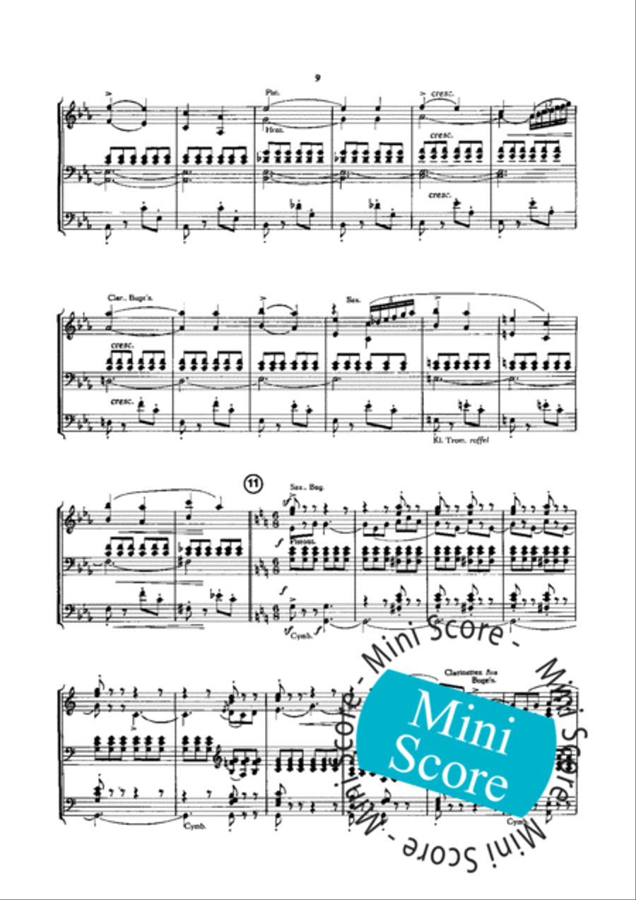 London Suite Concert Band scores gallery preview page 13