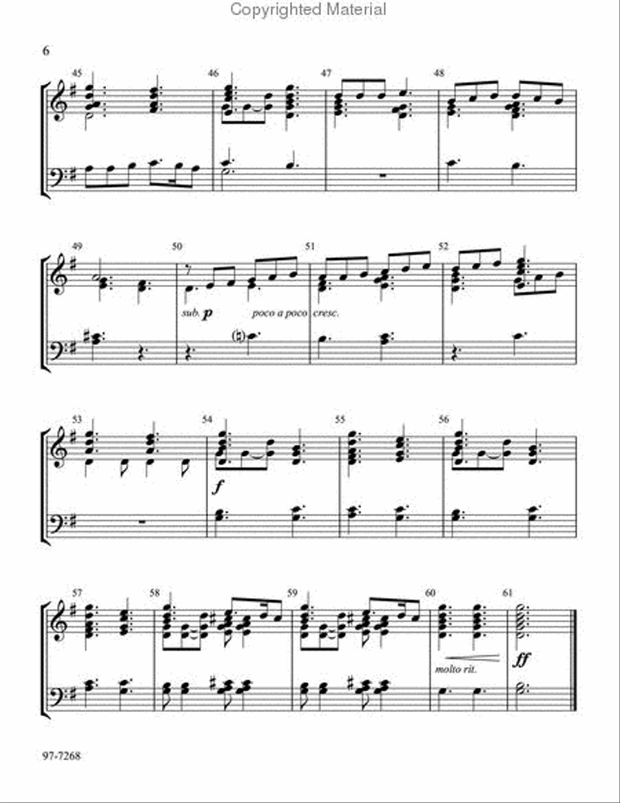 Songs to the King Handbell Choir scores gallery preview page 3