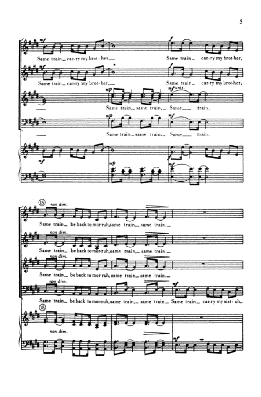Same Train 4-Part scores gallery preview page 18