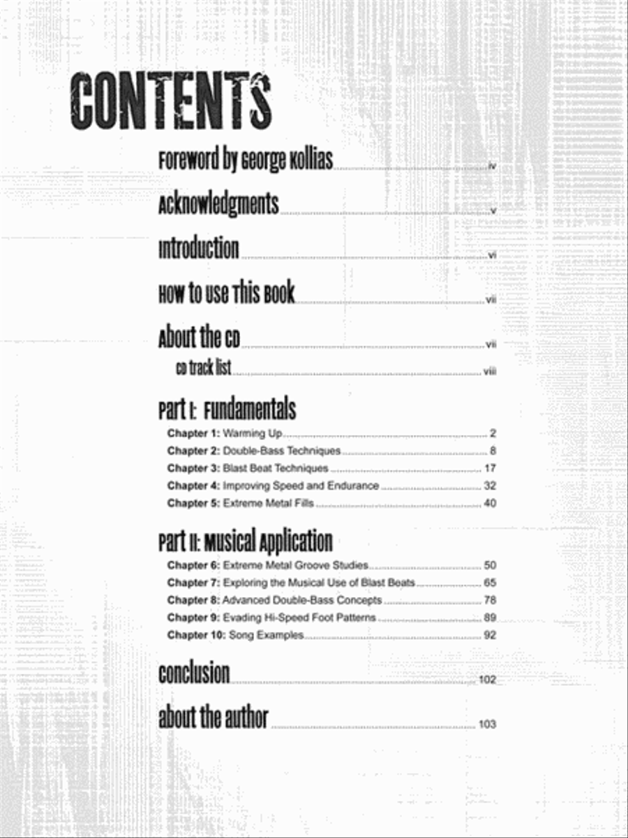 Extreme Metal Drumming Extreme Metal Drumming Drums scores gallery preview page 3