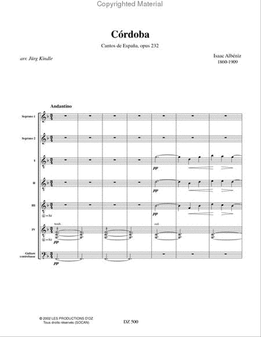 Córdoba Guitar Ensemble scores gallery preview page 2