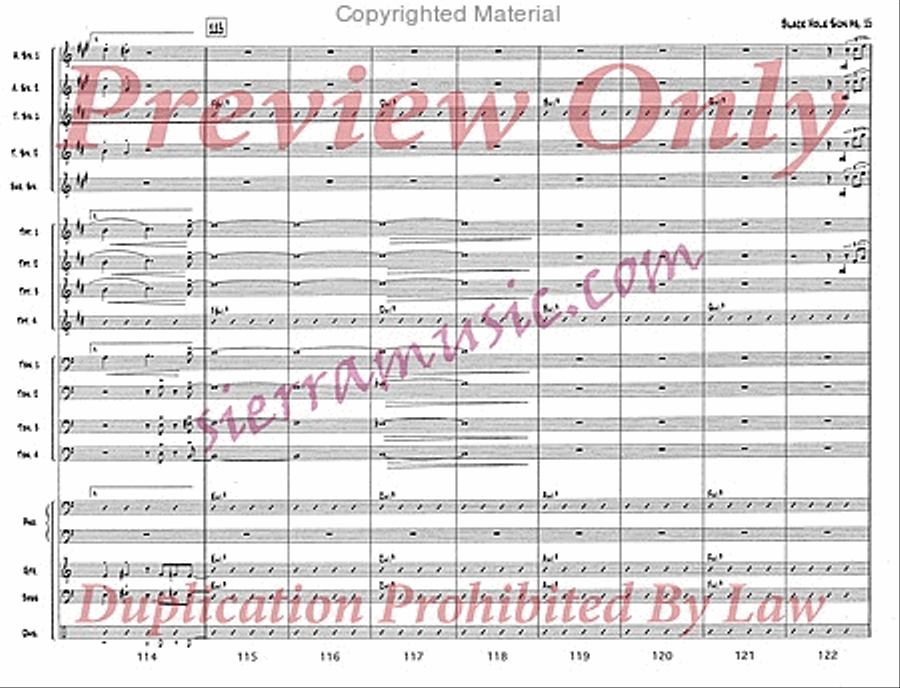 Black Hole Sun Jazz Ensemble scores gallery preview page 16