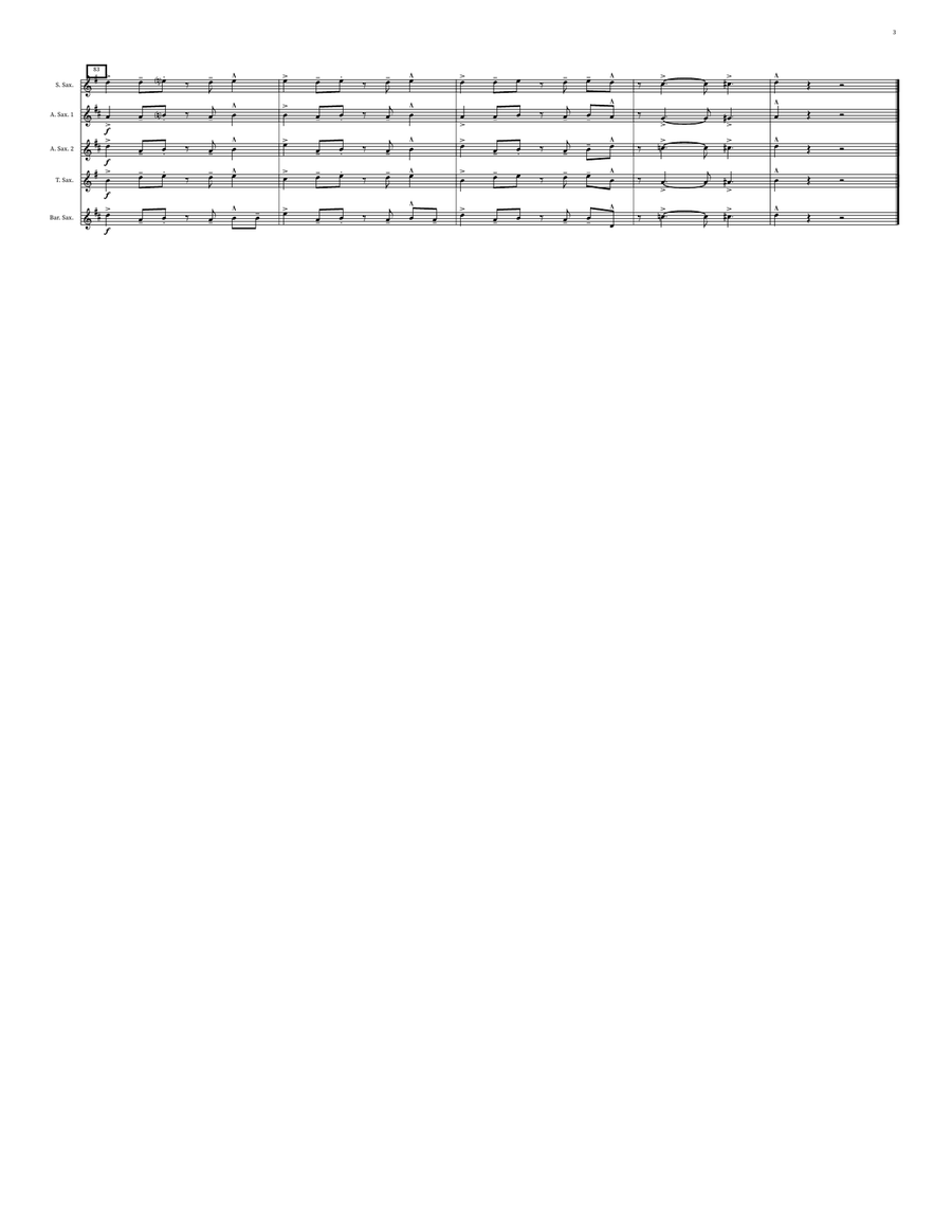 The Bare Necessities 4-Part scores gallery preview page 3