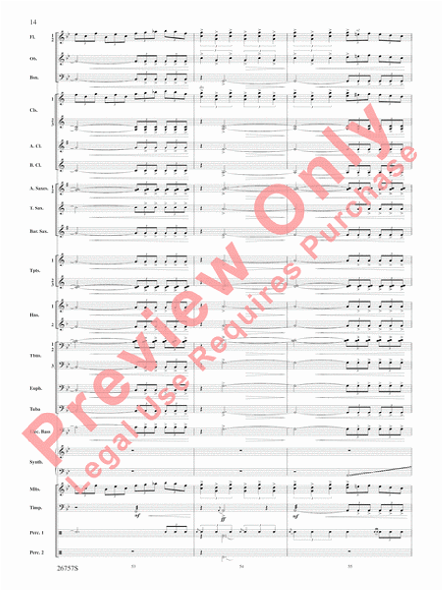 Video Games Live -- Part 1 Concert Band scores gallery preview page 15