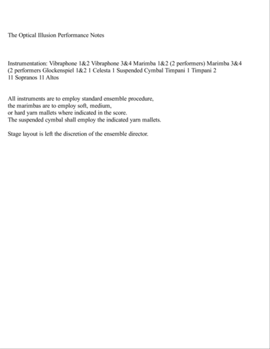 The Optical Illusion Percussion Ensemble scores gallery preview page 3