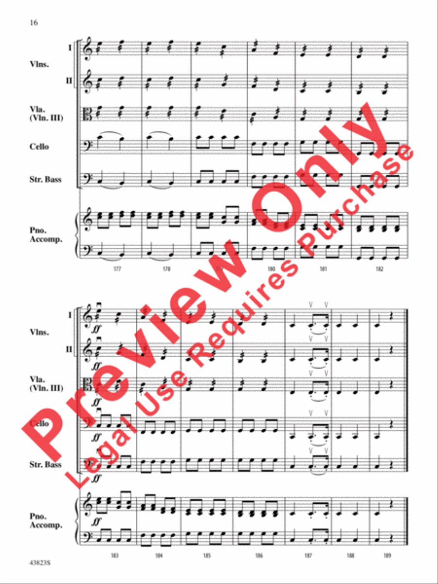 Symphony No. 3 String Orchestra scores gallery preview page 17