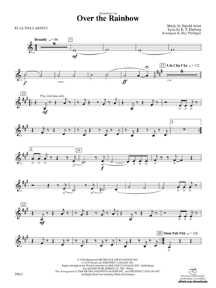 Over the Rainbow (from The Wizard of Oz), Variations on: (wp) E-flat Alto Clarinet