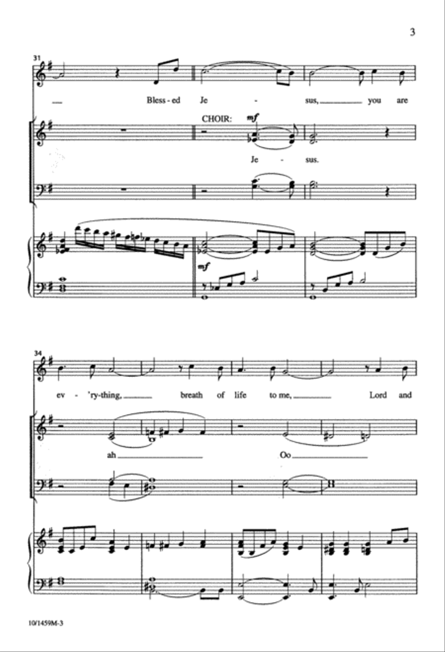 Blessed Jesus Divisi scores gallery preview page 3