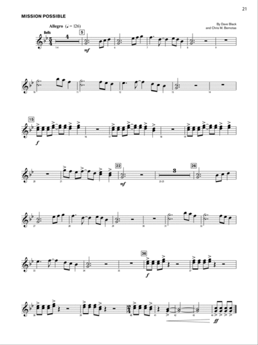 Sound Percussion Ensembles Percussion Ensemble scores gallery preview page 4