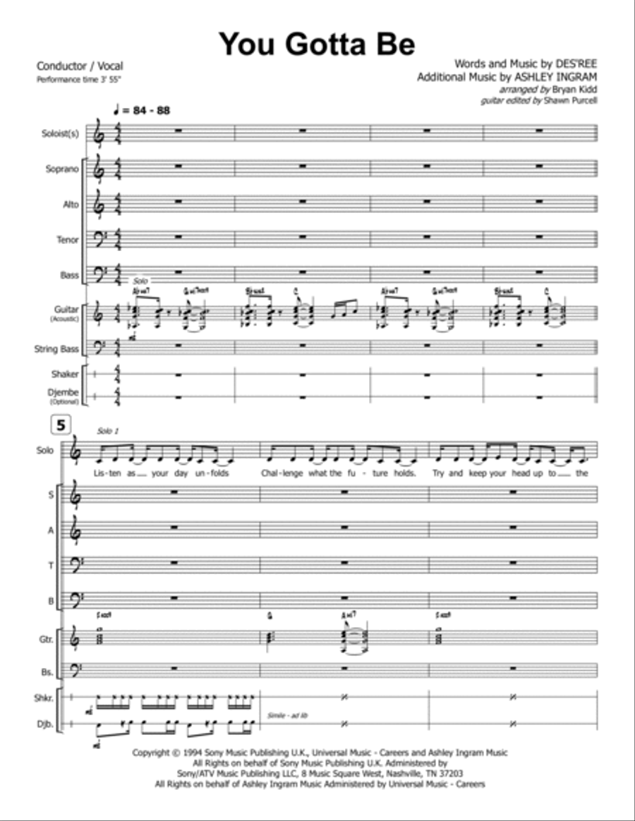 You Gotta Be You Gotta Be Divisi scores gallery preview page 3