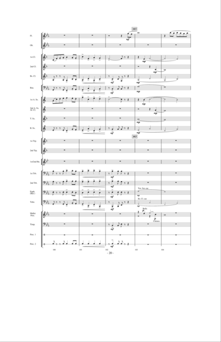 Clark County Celebration Concert Band scores gallery preview page 19