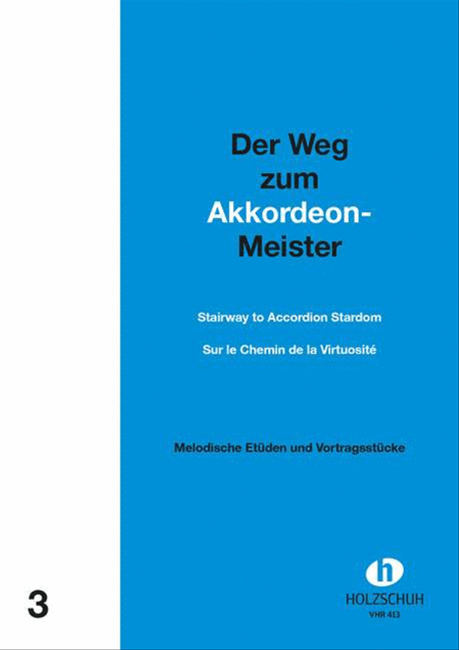 Der Weg zum Akkordeonmeister 3 Vol. 3 Accordion scores gallery preview page 1