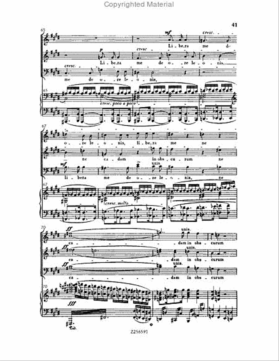 Grande Messe du Morts, H 75 Choir scores gallery preview page 41
