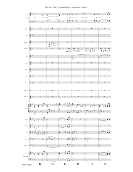 The Way of the Cross Leads Home - Orchestral Score and Printable Parts - Digital