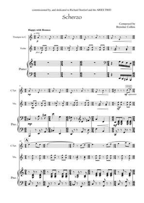 Scherzo - Trumpet, Violin, Piano