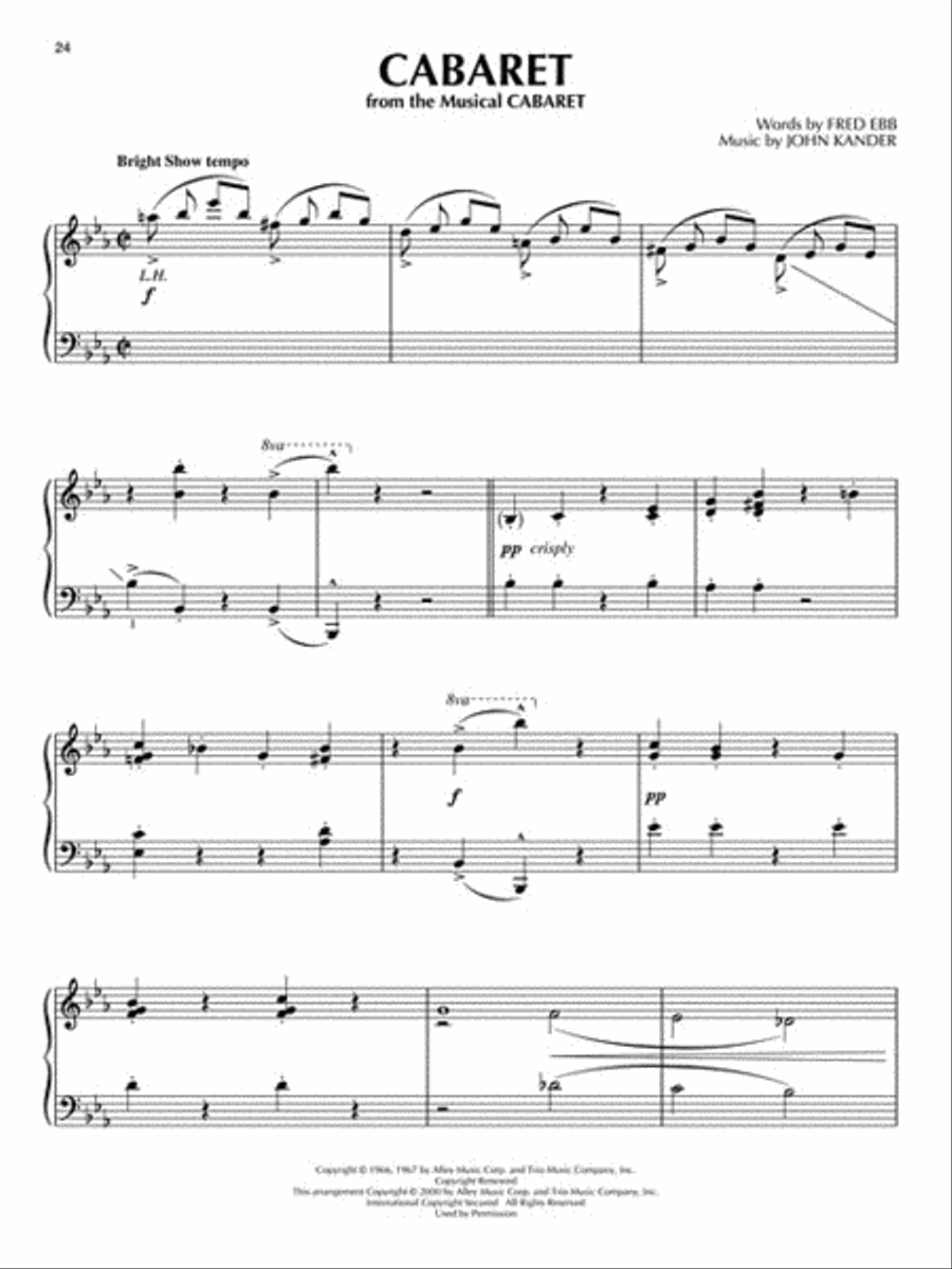 Broadway's Best Piano Solo scores gallery preview page 2