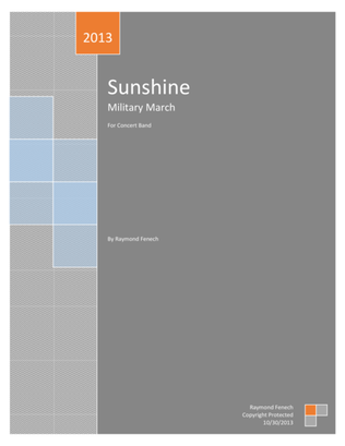 Book cover for Sunshine - Pep Band; Concert Band; Marching Band
