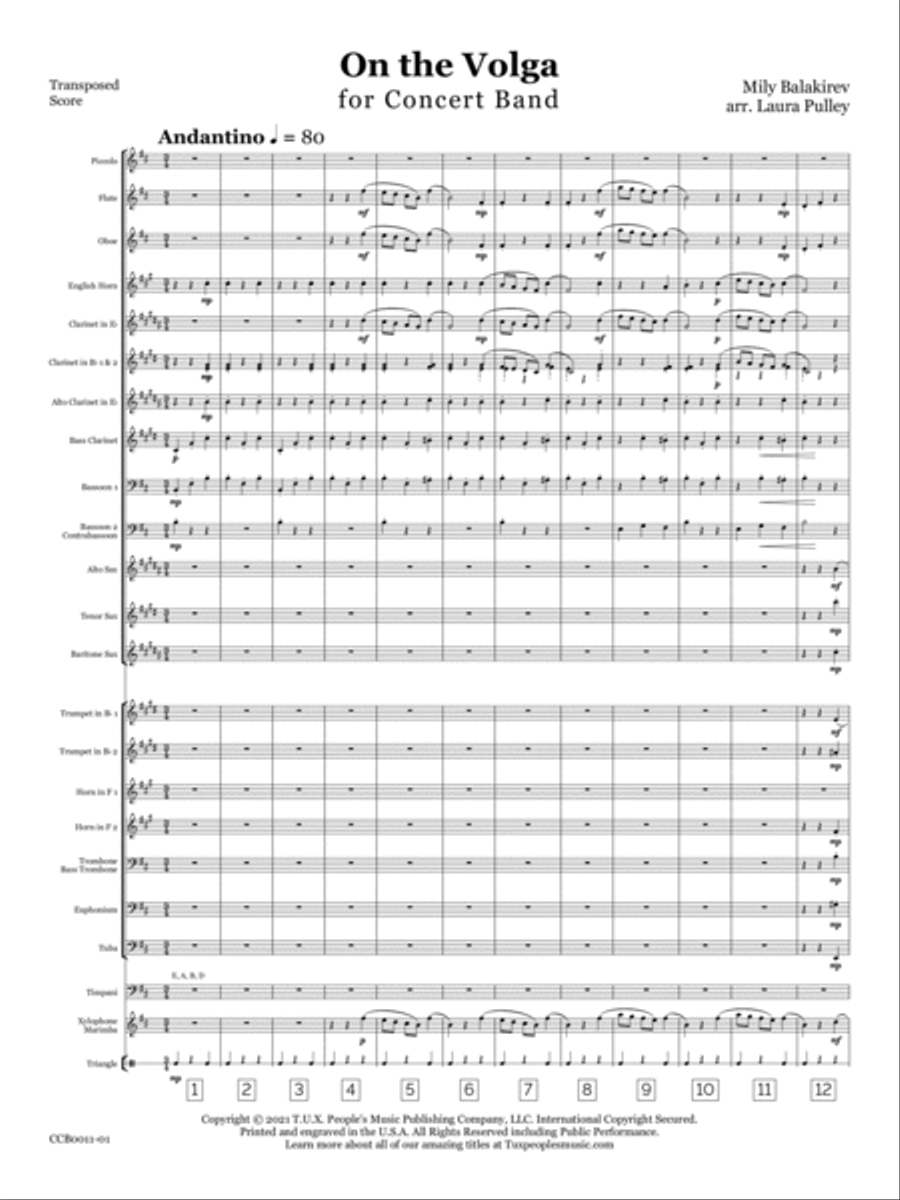 On the Volga Concert Band scores gallery preview page 4